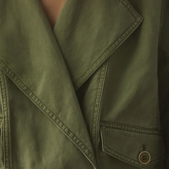 BY ANTHROPOLOGIE CROPPED AVIATOR JACKET - Picture 6 of 9